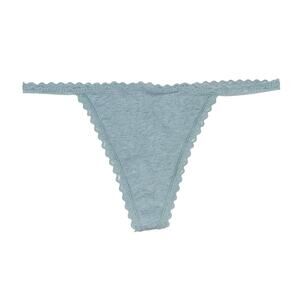 Victoria's Secret The Lacie Sparkle Glitter Lace-Trim V-String Panty Green XL